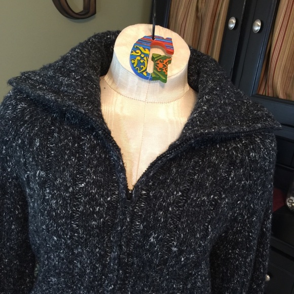 💥 52 Weekends Front Zip Cardigan Size L - Picture 2 of 6